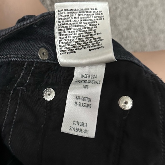 COH Citizens of Humanity - Chloe Denim Short in Goth - Size 25 - Picture 8 of 8